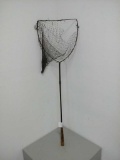 Antique Metal & Wood Fishing Net