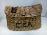 Vintage Reed Fish Creel