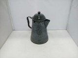 Gray Granite Metal Coffee Pot