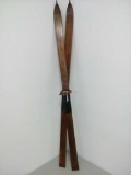 LA Lund Record Vintage Cross Country Skis
