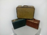 Skyway Suitcase and Two Vintage Suitcases