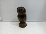 Wood Owl Statue
