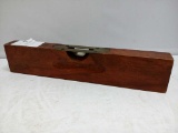Stanley Cherry Wood Level
