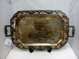 Continental Silver Co Platter - Copper Base