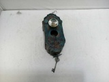 Teal Metal Birdhouse w/Doorknob