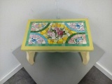 Tile Mosaic Top Foot Stool/Step Stool