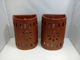 Southwest Open Top Half ROund Wall Sconces