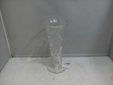 Webb Corbett Diamond Cut Crystal Vase