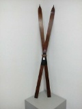 MA Strand Antique Cross Country Pine Skis 83