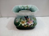 Ladies Hand Painted Spittoon