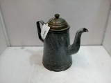 Gray Granite Goose Neck Coffee Pot