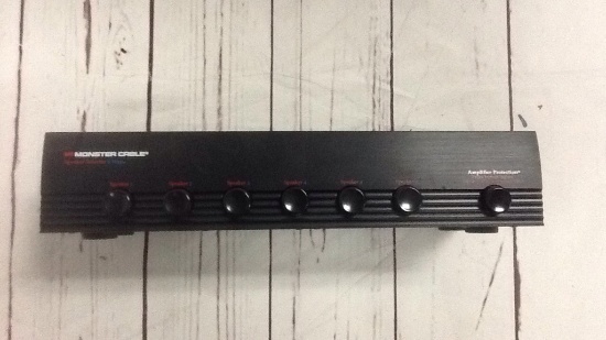 Monster Cable Amplifier & 6 Way Speaker Selector