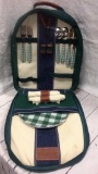 Brookstone Picnic Backpack Set (Green)