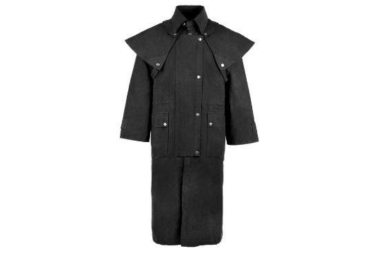 OWO 100BL5 - THE TASMAN BLACK LONG COAT M