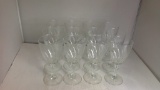 Cut Glass Wine Glasses set of 12