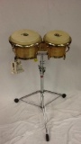 LP Gerneration II Bongos with Gibraltar Stand