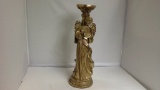 Gold Colored Angel Candle Holder