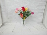 Bodosh Tall Vase with Artificial Tulips