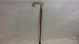 Vintage Bamboo Cane with Resin Handle