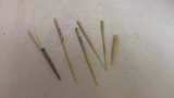 Lot Antique Bone Needles (6)
