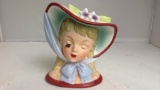 Napco 1959 Lady Head Vase C38128