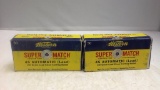 Western 45 Automatic Super Match 2 boxes of 50