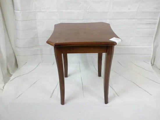 Square Wood End Table