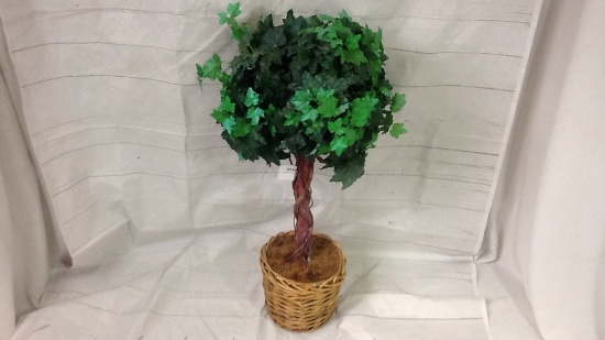 Faux Plant in Basket