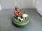 Wooden Music Box with Boy and Pigs