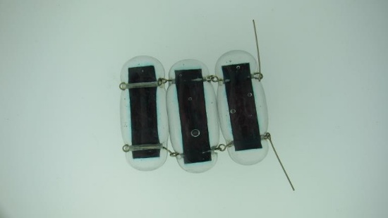 Set of 3 Glass Bracelet Segments.