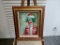 Oil on Canvas by W. Moninet of a Clown