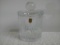 Hand Cut Crystal Canister with Lid