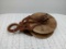 Vintage Wood/Metal Pulley