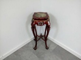 Clawfoot Marble Top Tall Table.