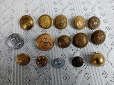 15 Civil War Buttons