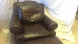 Leather Italia- Chair and Ottoman