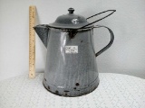 Grey Granite Enamel Coffee Pot