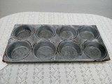 Grey Granite Enamel 8 muffin pan