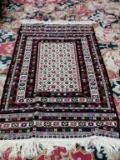 Rug Deep Rich Colors in Floral Designs