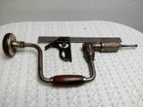 Vintage T-Square and Hand Drill