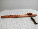 Pine Wood Flute w/ Cherry finish