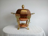 Round Copper Chafing Dish