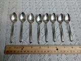 Group of 8Wright . Kay & Co Silver Coffee Spoons