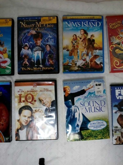 BOX OF DVD'S