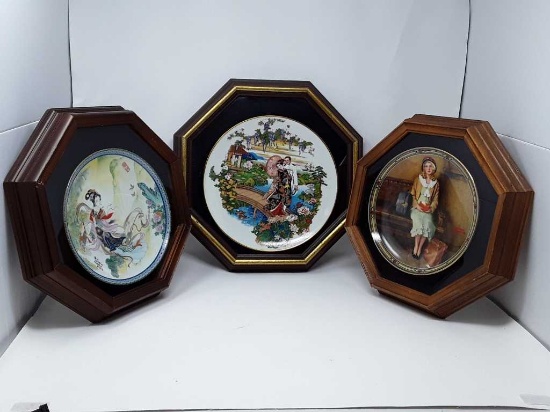 LOT OF 3 COLLECTORS PLATES