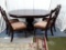 ROUND PEDISTAL DINING TABLE & 4 CHAIRS