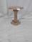 STONE ANCD PLASTER SIDE TABLE.