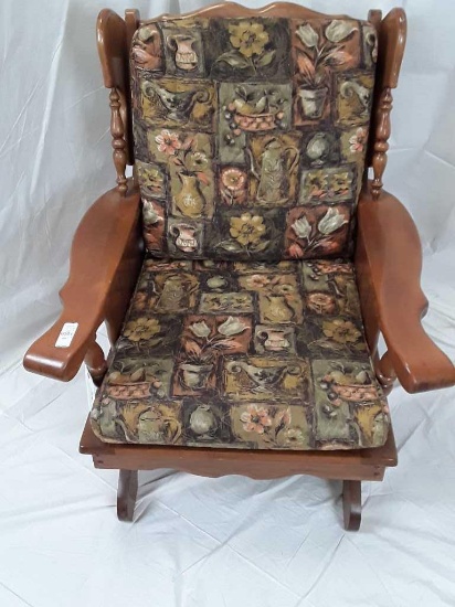 Vintage Rocking Chair Heavy Bold Design