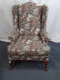 FLORAL WINGBACK CHAIR