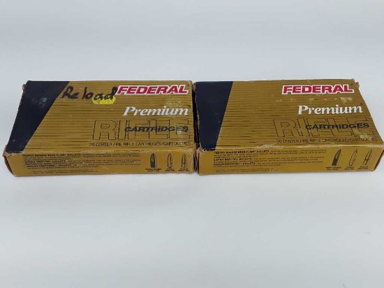 2 BOXES OF FEDERAL 270 WIN AMMO.